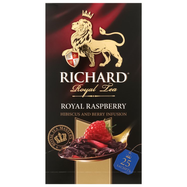 Richard royal warming berries. Чай Richard Роял Расберри 25 пакетиков. Чай Richard Royal Raspberry.